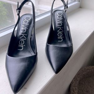 Black pumps, Calvin Klein